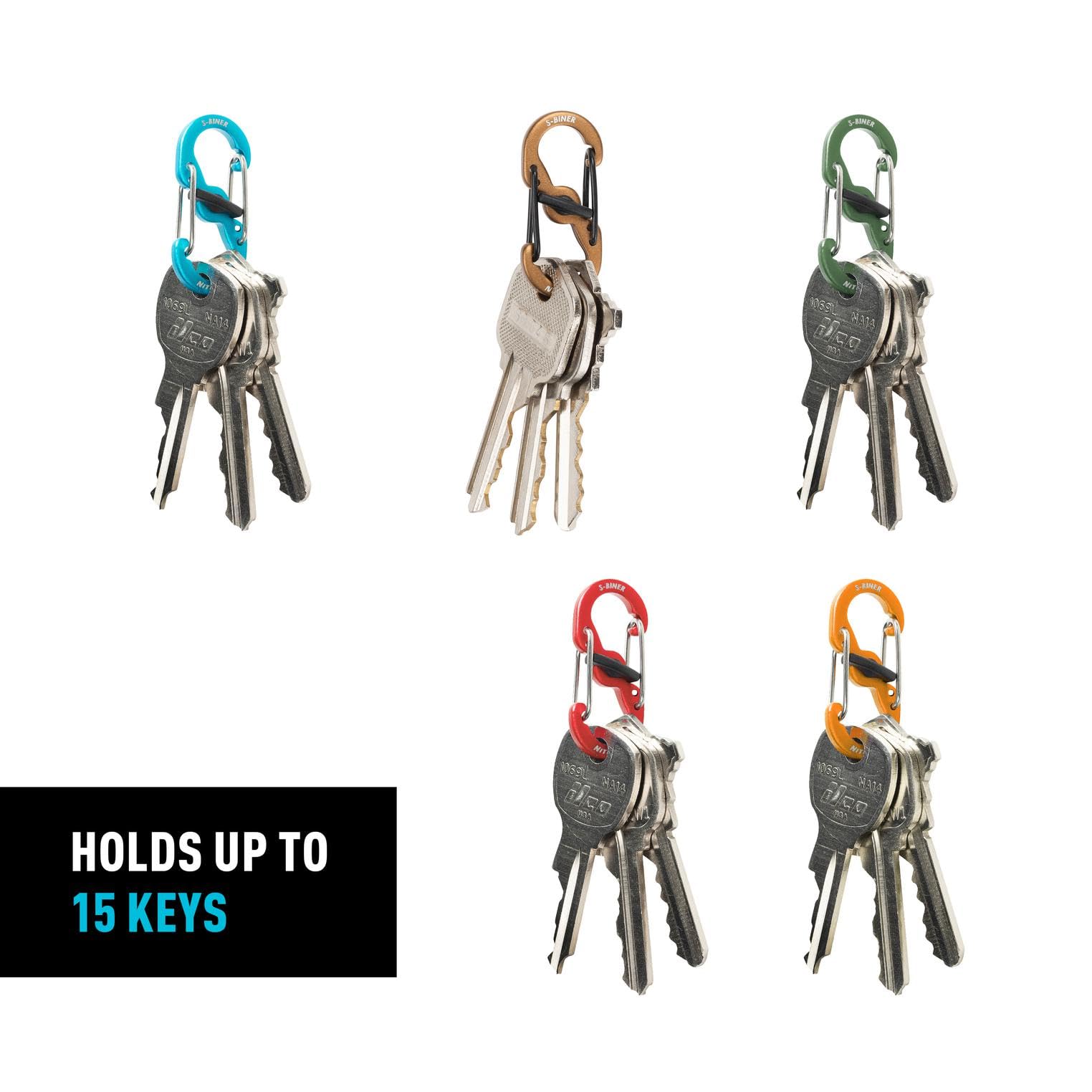 Amazon.com: Nite Ize S-Biner MicroLock Aluminum - Assorted - 10